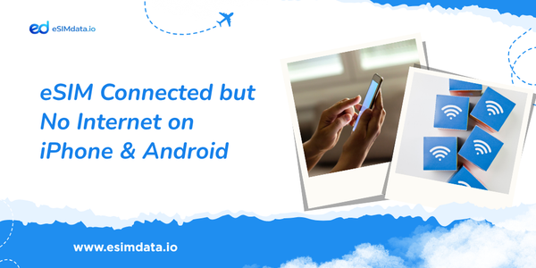 eSIM Connected but No Internet on iPhone & Android