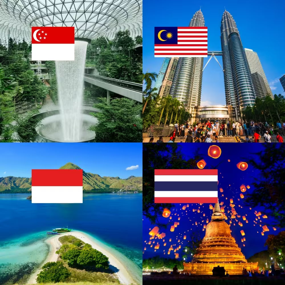 eSIM Singapore, Malaysia, Indonesia & Thailand