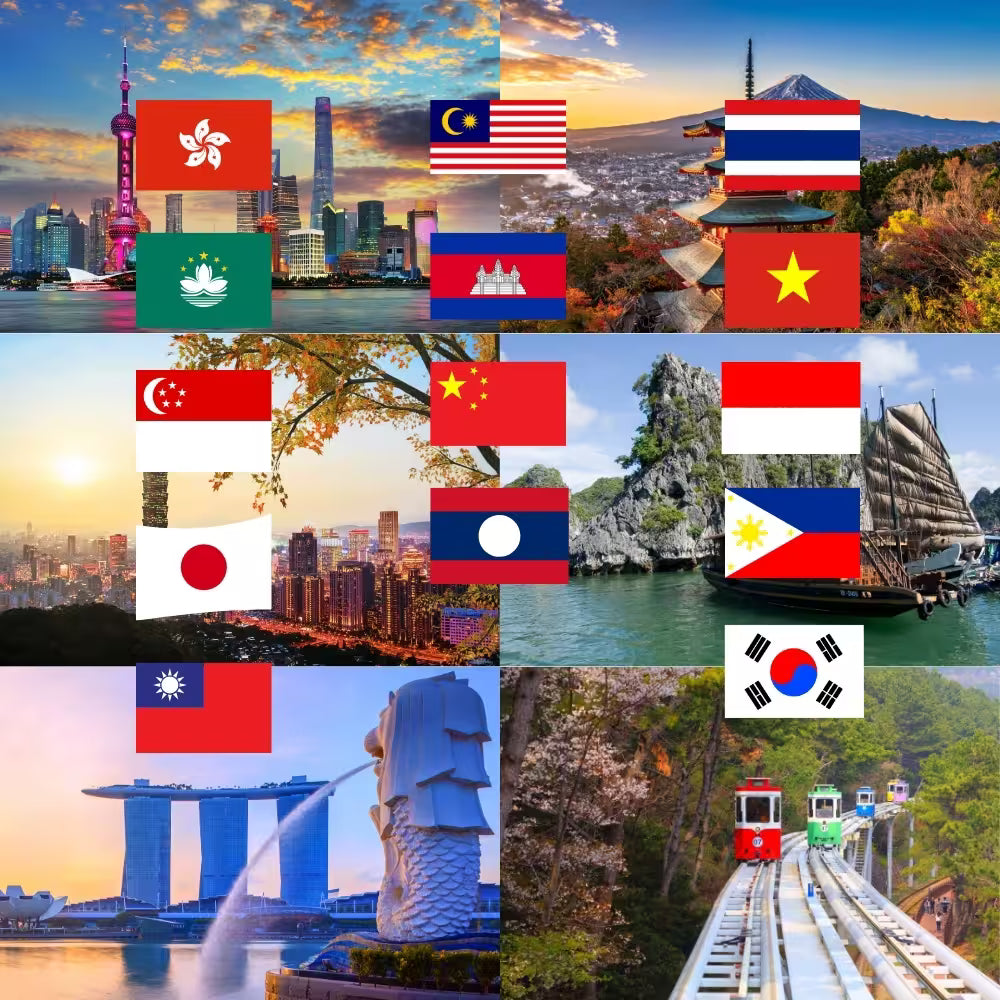 eSIM Asia (14 countries)
